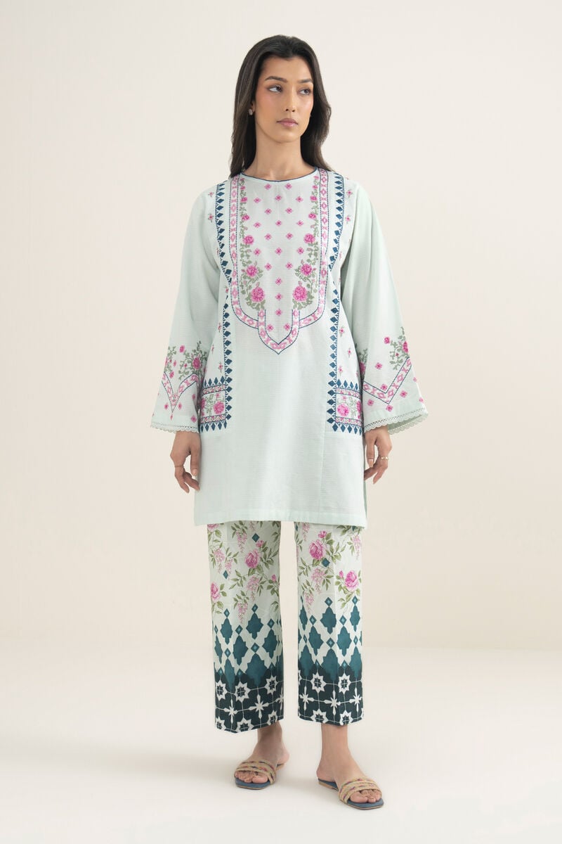 Embroidered Dobby Shirt