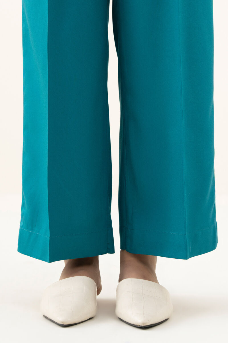 Solid Cambric Straight Pants