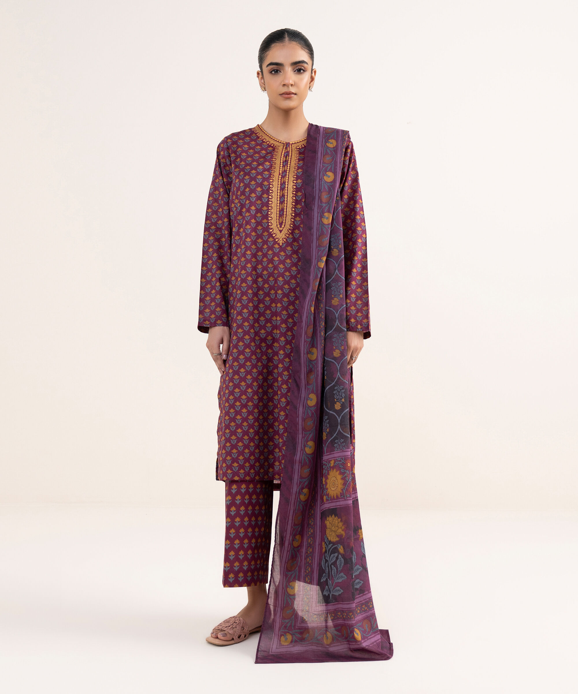Printed Dupatta 3PDFW25V234D