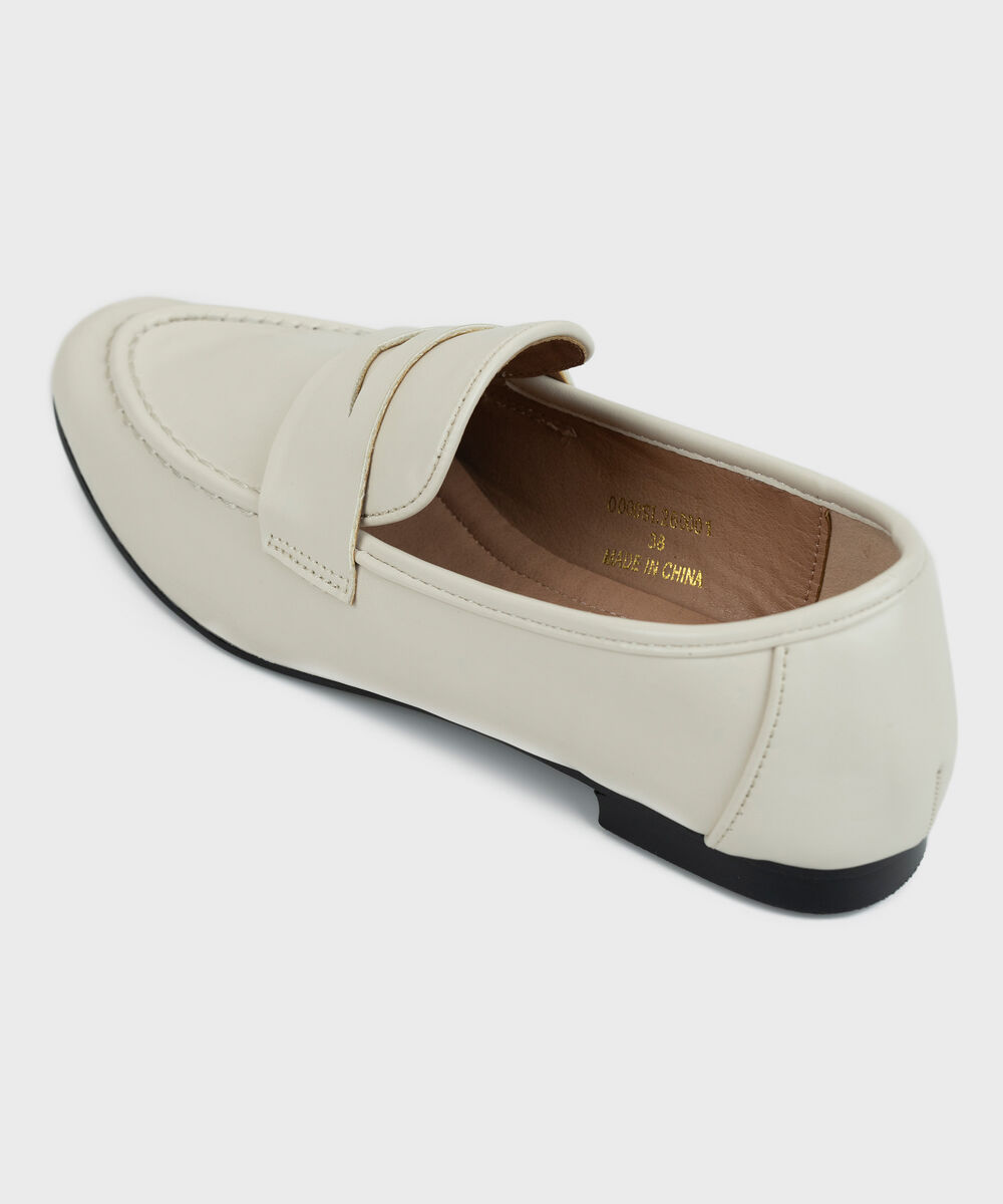 Women's Off White Loafers