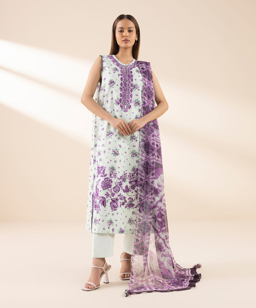 0U3PEDY25V55 Unstitched 3 PC 0U3PEDY25V55