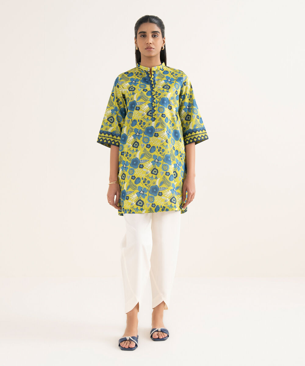 Women's Unstitched Lawn Printed Multi Shirt