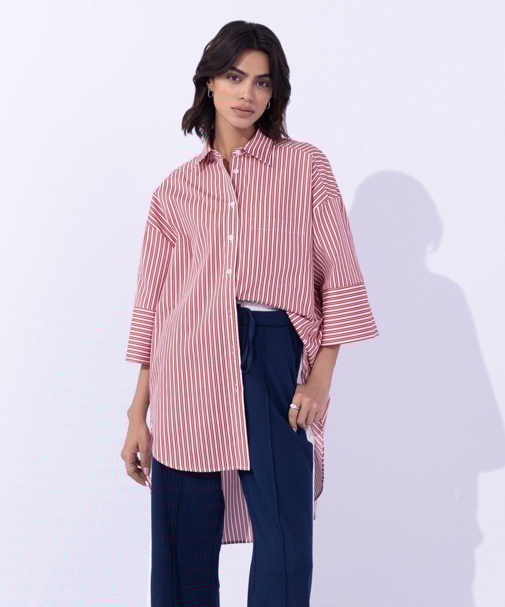 Women's Western Wear Red Button Down Mother’s Day Gift