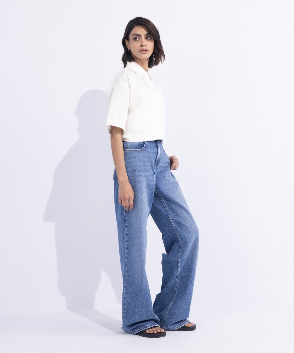 Women's Western Wear Wide Leg Denim Mother’s Day Gift